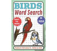 Birds Word Search: 50+ birds nature lover word search puzzle book for bird lovers | Easy to read birds of the world word search gift for Adults, Teens, Kids and Bird Watchers