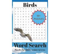 Birds Word Search Puzzle Book: Word Searches with Easy-to-Read Print about Bird, Nests, and More | 6X9 inches, 108 Pages | 50+ Puzzles … Gift for Vacations, Holidays and Free Times