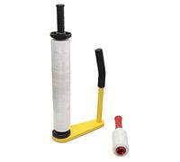 Birdtown Traders Dispenser di pellicola estensibile - Strumento di avvolgimento pallet per imballaggio, spedizione, magazzino, logistica - regolabile per contenere rotoli da 43,2 cm e 48,3 cm - con