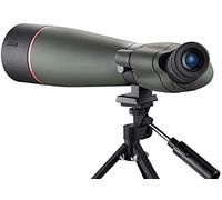 Birdwatching 20-60X80 Bak4 Telescopio Monoculare Zoom Impermeabile Fmc Binocolo con Rivestimento Verde Multiplo Antiappannamento A Prova di umidità con Supporto per Telefono treppiede