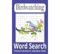Birdwatching Word Search Puzzle Book: Word Searches with Easy to Read Print about Birdwatching, Bird Names, Bird Nesting and More. | 6x9 inches, 110 ... for Vacations, Holidays, and Free Times.