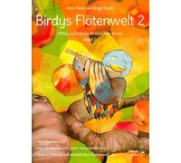 Birdys Flauto mondo Band 2 - pfiffig e leggerissima Flauto Traverso imparare - Flauto Traverso Schule von Karin Reda con CD, Note Carte e colorata herzfoermiger Note KLAMMER