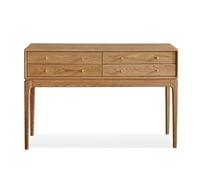 birene Consolle da fattoria da 47,24" con 4 cassetti, tavolo da ingresso retrò(Natural)