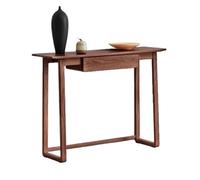 birene Consolle da ingresso in stile fattoria con cassetto - Tavolino da ingresso stretto(Brown)
