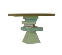 birene Consolle in legno stile fattoria da 47" con base creativa for ingresso e soggiorno(Green)