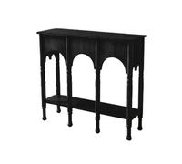 birene Consolle moderna della metà del secolo, mobili da tavolo con accento decorativo moderno da 39 pollici for ingresso, soggiorno(Black)