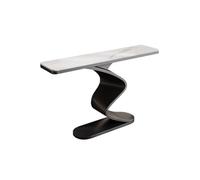 birene Consolle moderna for ingresso, elegante mobile da corridoio di Door(Black,150cm)