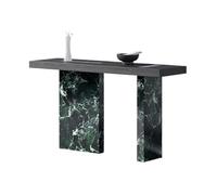 birene Consolle moderna in legno stretto for ingresso, corridoio e soggiorno(Green,L)