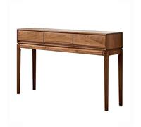 birene Consolle moderna in noce marrone con 3 cassetti, ingresso, corridoio(L)