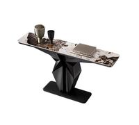 birene Consolle stretta da 47", tavolino moderno for ingresso e corridoio(Black)