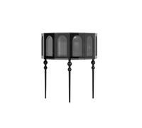 birene Credenza moderna e semplice - Mensola decorativa for l'ingresso(Black)