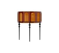 birene Credenza moderna e semplice - Mensola decorativa for l'ingresso(Orange)