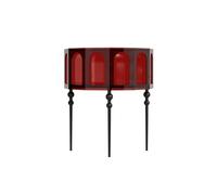 birene Credenza moderna e semplice - Mensola decorativa for l'ingresso(Red)