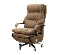 birene sedia da ufficio Sedia da ufficio elettrica multifunzione, ergonomica, reclinabile, in pelle, con massaggio