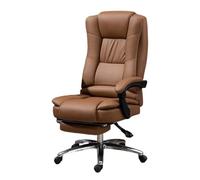 birene sedia da ufficio Sedia da ufficio ergonomica con funzione reclinabile for casa, dormitorio e gaming, sedia direzionale in vera pelle