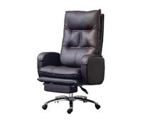 birene sedia da ufficio Sedia da ufficio ergonomica con funzione reclinabile for ufficio domestico, gaming e dormitorio, comoda sedia direzionale in pelle
