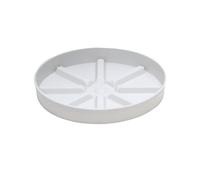 birene Sottovasi per Piante Contenitore for Piante in PP, vaschette raccogli Gocce for Giardino, casa, Interni(White)