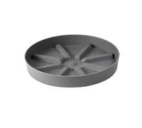 birene Sottovasi per Piante Contenitore for Piante in PP, vaschette raccogli Gocce for Giardino, casa, Interni(Gray)