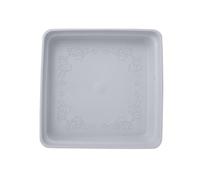 birene Sottovasi per Piante Sottovaso Quadrato in plastica for Piante, vaschette raccogli Gocce for Interni ed Esterni, Giardino(Gray,XL)