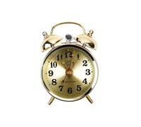 birene Sveglia Sveglia Meccanica in Oro for Uso Domestico, Carica Manuale, Orologio in Metallo Vintage, Carina Sveglia con suoneria sovradimensionata