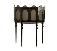 birene Tavolino d'ingresso in acrilico, ingresso soggiorno, corridoio, tavolo da camera da letto(Black)
