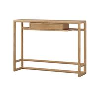 birene Tavolo consolle extra lungo da 47,24" con cassetti for ingresso, foyer(Natural)