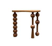 birene Tavolo consolle in legno massello da 39", tavolo da ingresso rustico in stile fattoria(Brown)