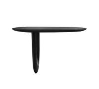 birene Tavolo consolle in legno massello, tavolino stretto da ingresso da 39" for soggiorno(Black)