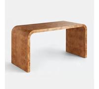 birene Tavolo da consolle extra lungo in stile fattoria, tavolo da ingresso in legno vintage(M)