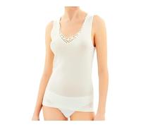 BIRIKKINA Canottiera Donna Invernale Lana Cotone 3-5 Pezzi Canottiera Donna Spalla Larga con Pizzo Lana Cotone - Canotta Intima 8031