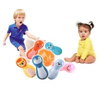 Birilli colorati a forma di animali per bambini