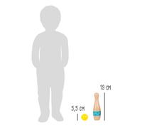 Birilli in legno SMALL FOOT Active, set per bambini