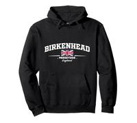 Birkenhead England Felpa con Cappuccio