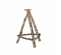Birkenholzständer L 100x4-6cm Accessori Supporto IN Legno Casa per gli Uccelli