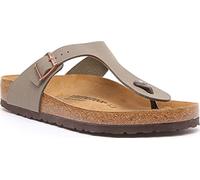 Birkenstock 043391 Gizeh stone, Birkibuc INFRADITO Uomo, Grey EU 37