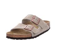 Sandali in pelle Birkenstock Arizona Suede Beige 38 Stretto