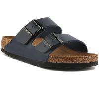 BIRKENSTOCK Arizona Sfb Due Cinturino Anatomica Sughero Unisex Sandali Blu UK 3
