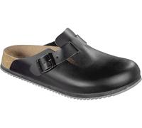Birkenstock 060196 Boston SL black, Natural Leather Nero