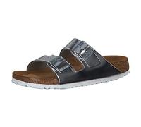Birkenstock Arizona Sandalo Donna, argento, 39 EU