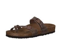 Birkenstock Mayari Brown, Oiled Leather, Sandalo Donna, Marrone Tabacco, 39 EU