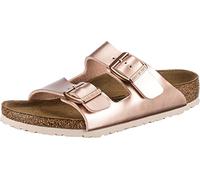 Birkenstock 1012478 Arizona Kids electric metallic copper, Birko Flor PIANELLE Uomo, Metallic copper EU 31