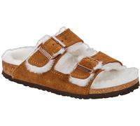 Birkenstock 1017792 Arizona Shearling mink, Suede Leather Marrone