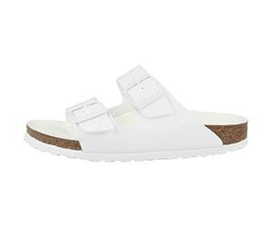 Birkenstock 1019046 Arizona triples white, Birko Flor PIANELLE Uomo, White EU 35
