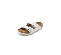 Birkenstock 1019046 Arizona triples white, Birko Flor PIANELLE Uomo, White EU 45