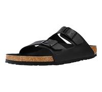Sandali Birkenstock Arizona Birko-Flor calzata stretta nero - 40