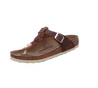 Birkenstock Gizeh Braided Cognac, Oiled Leather, Infradito Donna, 35 EU