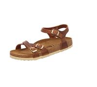 Birkenstock 1021489 Kumba cognac, Waxy Leather SANDALO Uomo, Cognac EU 35