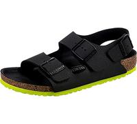 Birkenstock Milano Kids Desert Soil Black Lime, Birko Flor, Sandalo, 30 EU