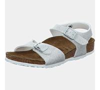 Birkenstock 1022198 Rio Kids cosmic sparkle white, Birko Flor SANDALO Uomo, White EU 30
