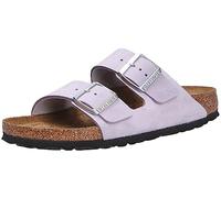Birkenstock 1024241 Arizona SFB purple fog, Nubuck Leather PIANELLE Uomo, Purple EU 36